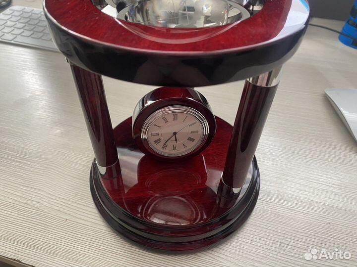 Настольные часы глобус