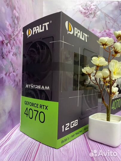 Palit GeForce RTX 4070 12 Gb JetStream (Новая)