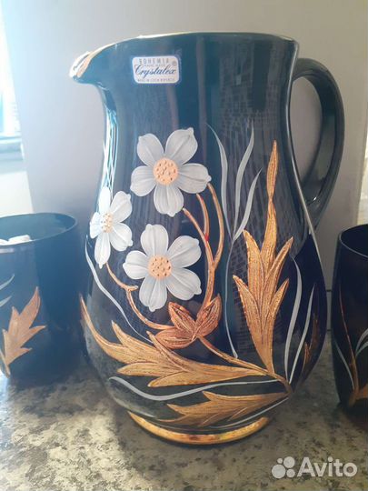 Кувшин стаканы bohemia