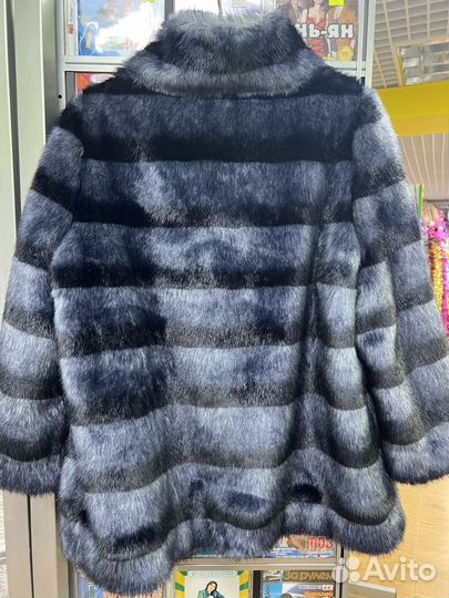 Искусственная шуба короткая 52