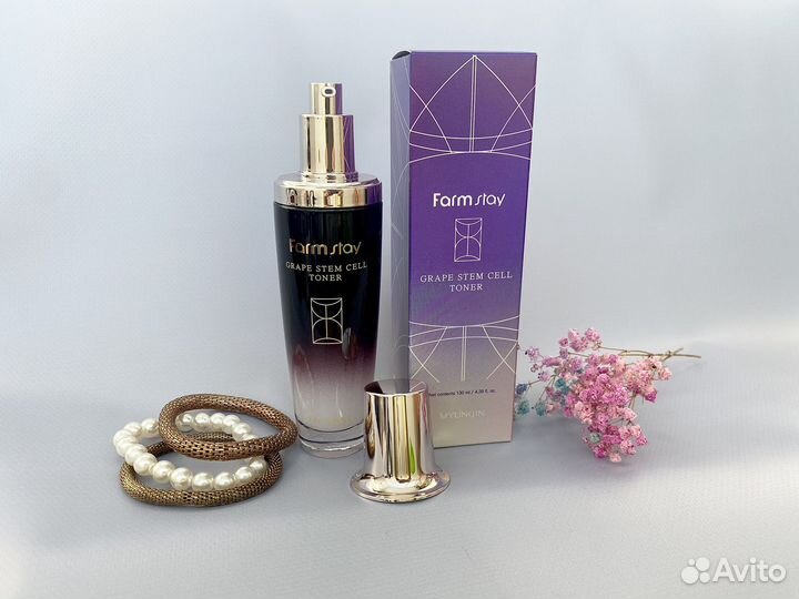 Тонер для лица FarmStay Grape stem cell Оригинал