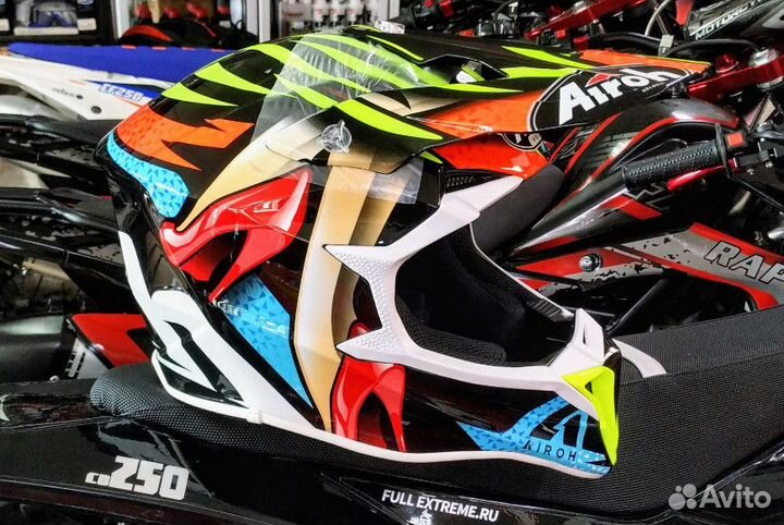 Шлем кроссовый airoh Wraap Lollipop