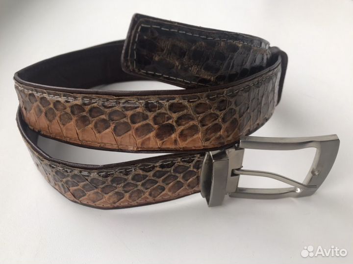 Ремень кожа африканской кобры 100 см