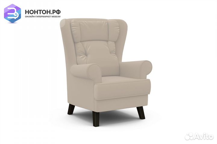 Кресло Комфорт-2 велюр бежевый