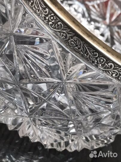 Хрусталь с мельхиором