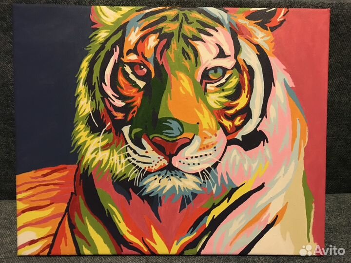 Картина по номерам готовая