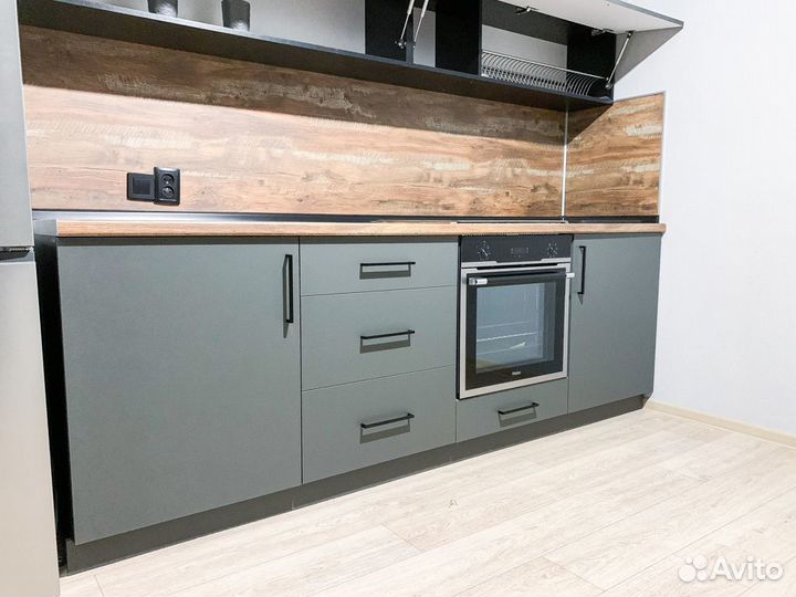 Прямая кухня со склада (цена за всю кухню) ксп:155