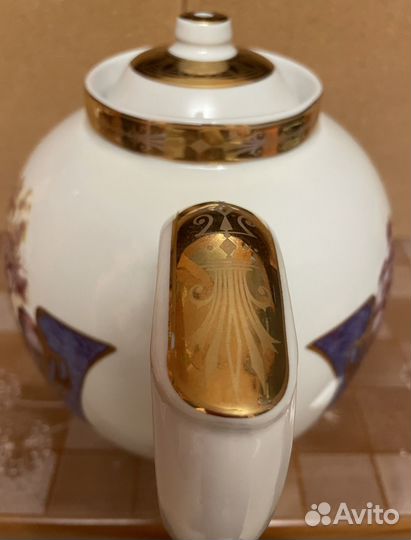 Заварочный чайник большой, фарфор СССР