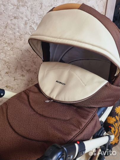Шикарная коляска Riko Bruno Ecco 3 в 1