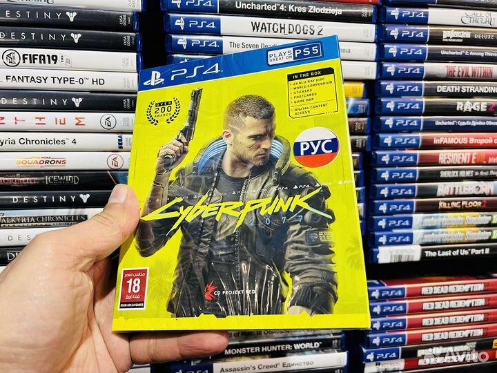 Cyberpunk 2077 ps4 /5 диск новый