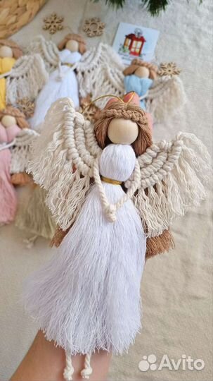 Макраме ангел подарок