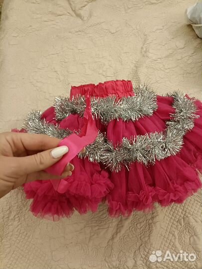Юбка детская новогодняя