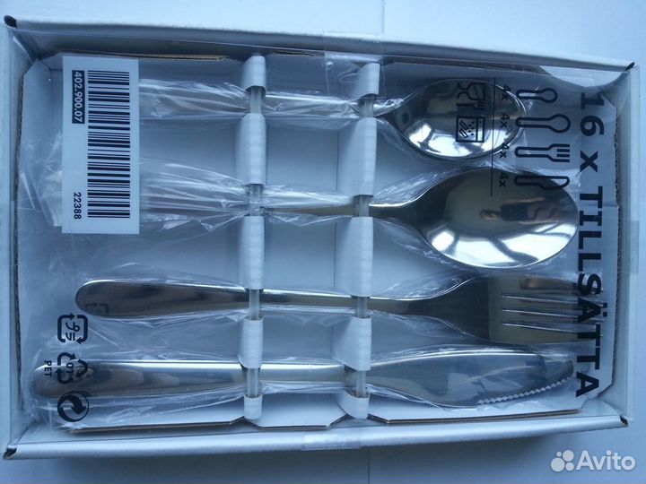 Столовый набор, 16 предметов, Тилльсэтта (IKEA)