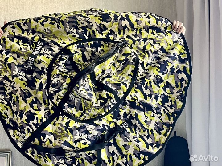 Тюбинг ватрушка большая нарядная