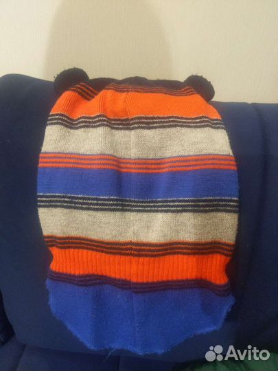 Шапка шлем для мальчика