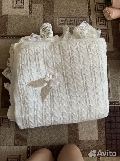 Конверт на выписку зимний белый