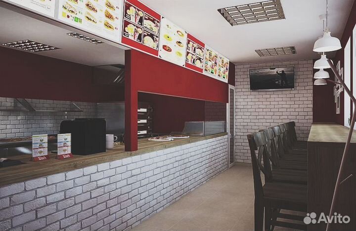 Продаётся готовый бизнес пиццерия 4 вкуса