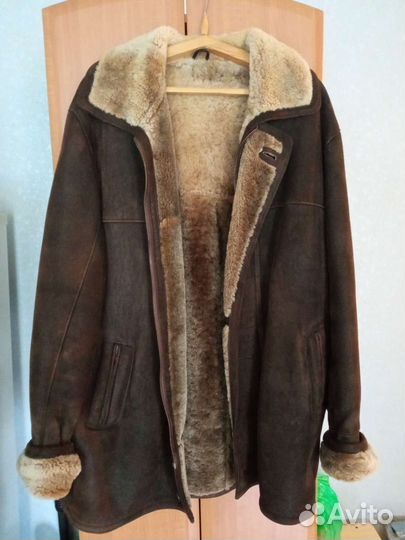 Дубленка натуральная мужская 52 54