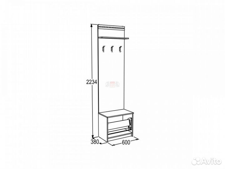 Вешалка Ольга 13