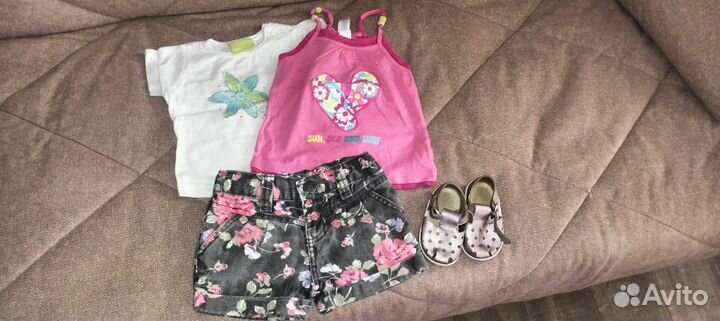 Вещи пакетом для девочки 80-92