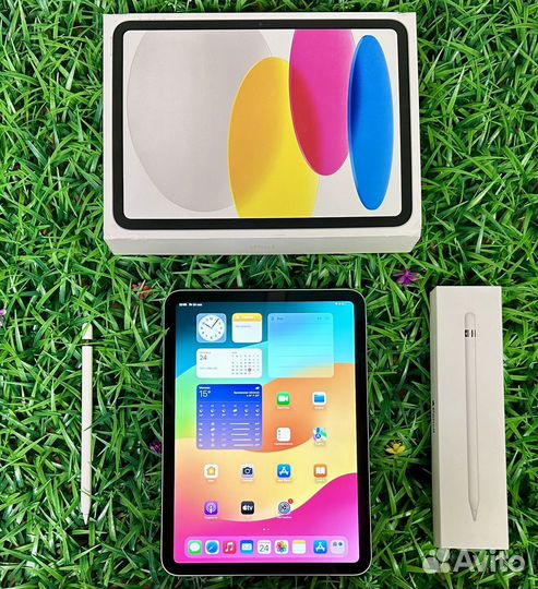 Новый iPad 10 2022 64gb Silver АКБ-100 (54 циклов)