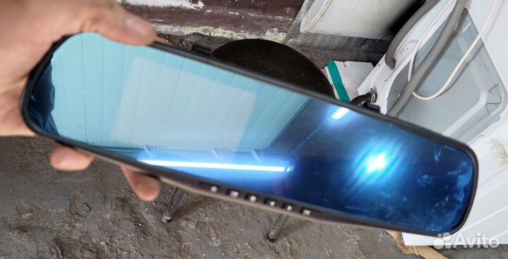 Видеорегистратор зеркало с камерой заднего вида