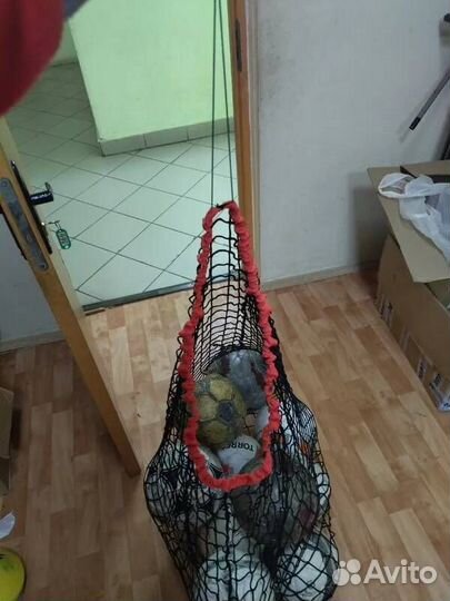 Сетка для переноса 5 мячей переноска сумка