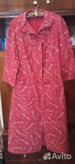 Халат женский новый мелкий вельвет, 54