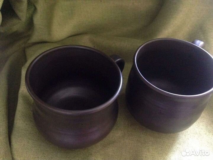 Чашки керамические две