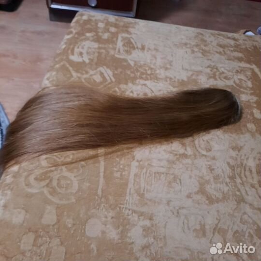 Хвост из натуральных волос