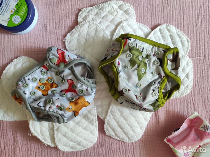 Многоразовые подгузники + вкладыши в подарок