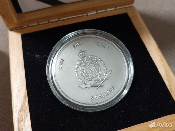 2024 Ниуэ Гарри Поттер и Тайная комната серебро