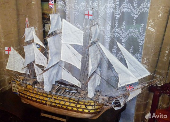 Продажа модели линейного корабля 