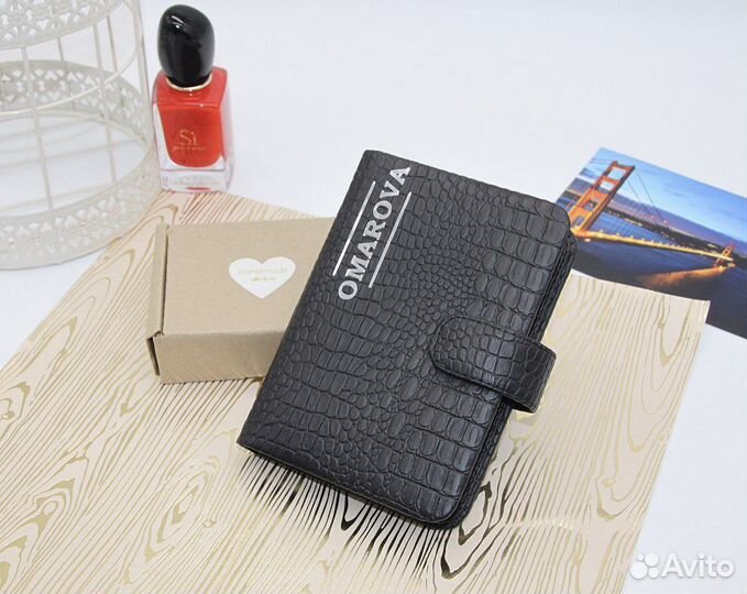 Именная Обложка 2в1 для паспорта и автодокументов