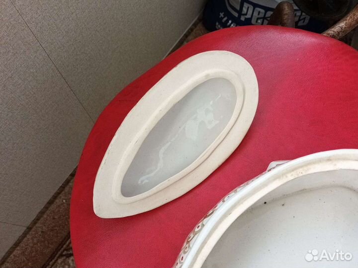 Супница фарфор СССР редкость ручная роспись