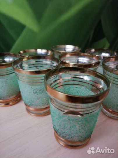 Стаканы хрусталь, стопки