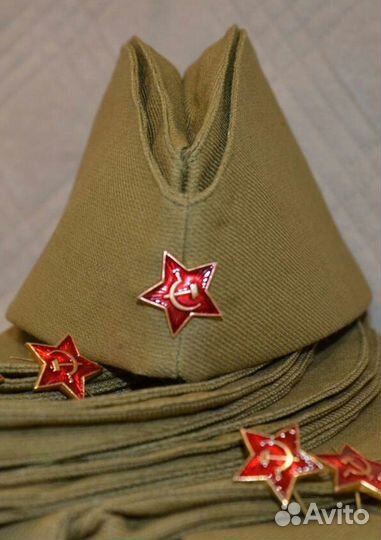 Пилотки военные 54-56 (детские и взрослые)