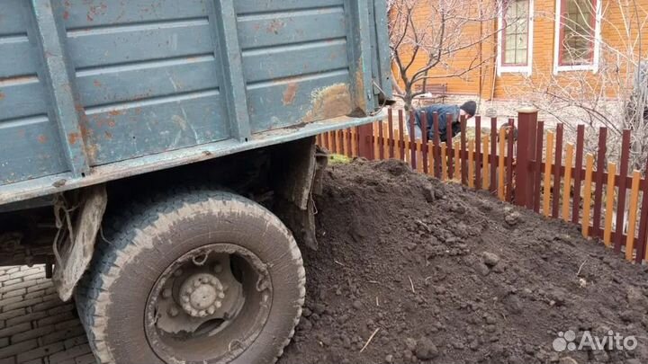 Чернозем отличный сыпец Навоз, 5т, в мешках 15т