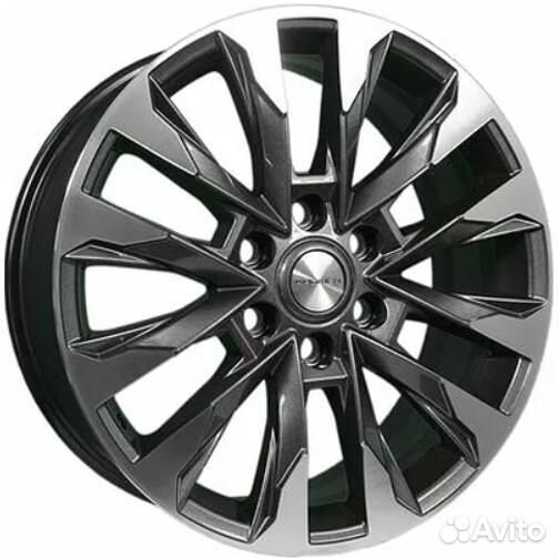 Диски Khomen KHW 2010 8x20 6*139.7 ET60 DIA95.1 Gray-FP Литой