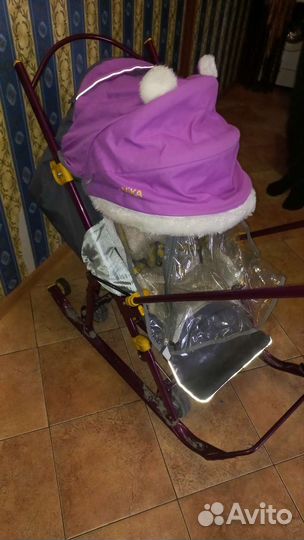 Коляска санки