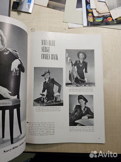 Журнал Vogue 1940 год большая редкость
