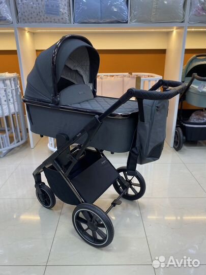 Коляска Peppy Tecla 2в1 2023 Chrome Edition Серая