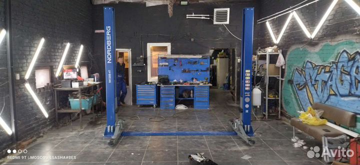 Установка монтаж и демонтаж подъёмников для авто