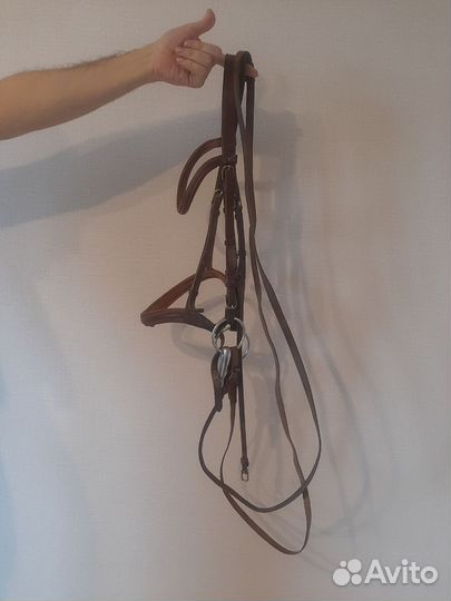Оголовье для лошади трензельное (уздечка)