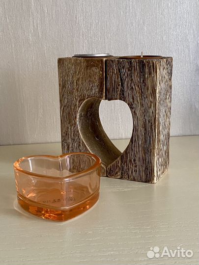 Подсвечник сердечко