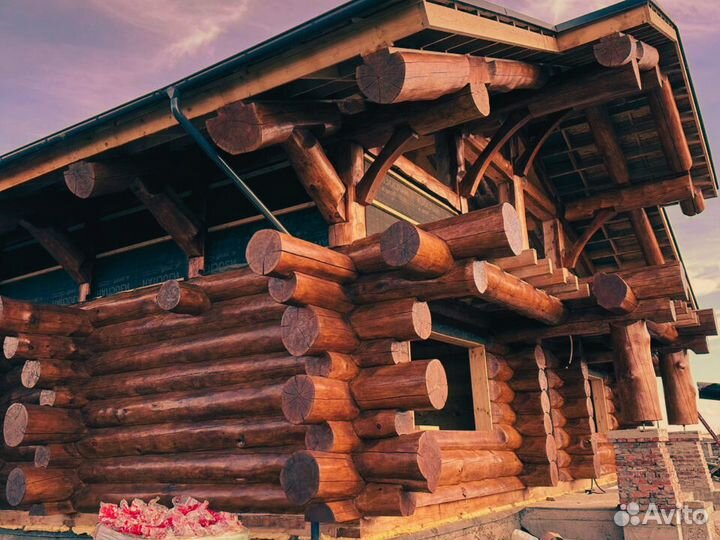 Банный комплекс из сруба, проект 