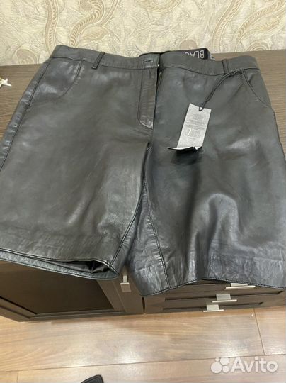 Шорты женские натуральная кожа