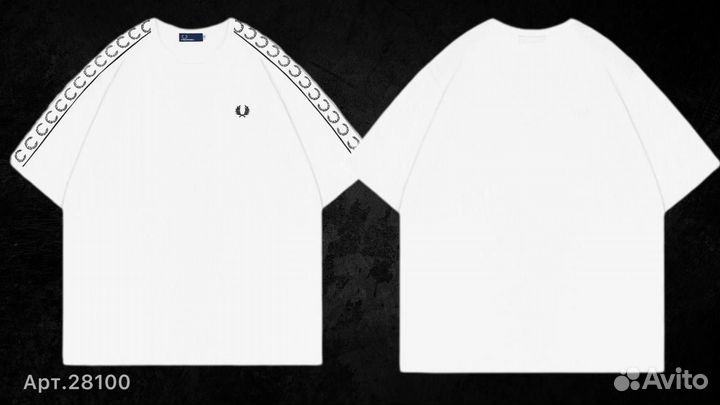 Футболка fred perry новая белая 52(L/XL)