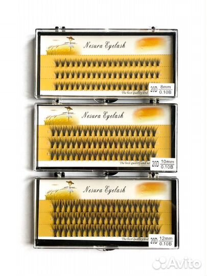 Накладные ресницы пучки Nesura