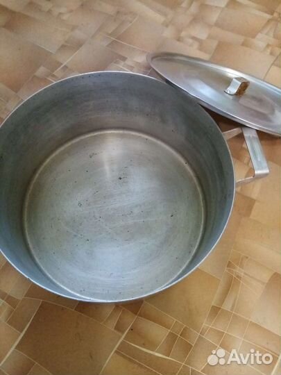 Кастрюли алюминий., ведро-эмалирован